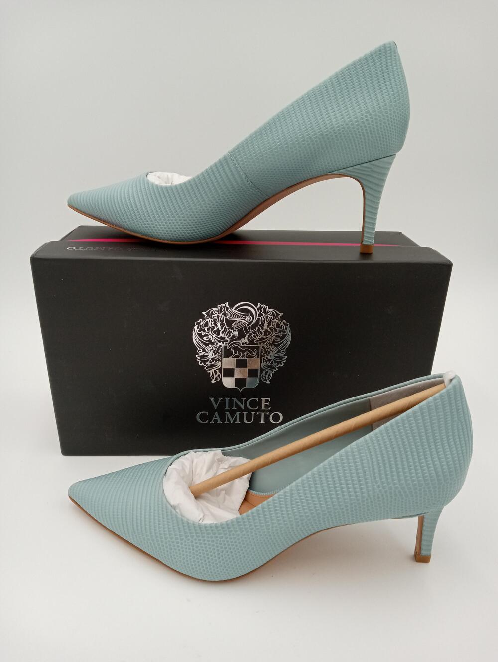 Vince Camuto VC-KEHLIA-LW Shoes Womens Celeste Blue Heels Pumps Dress Size 6.5M